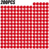 200 pieces of classic red clown nose soft foam balls for costumes and parties