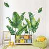Fresh Green Plant Wall Sticker for Kids Room and Living Room Decor
