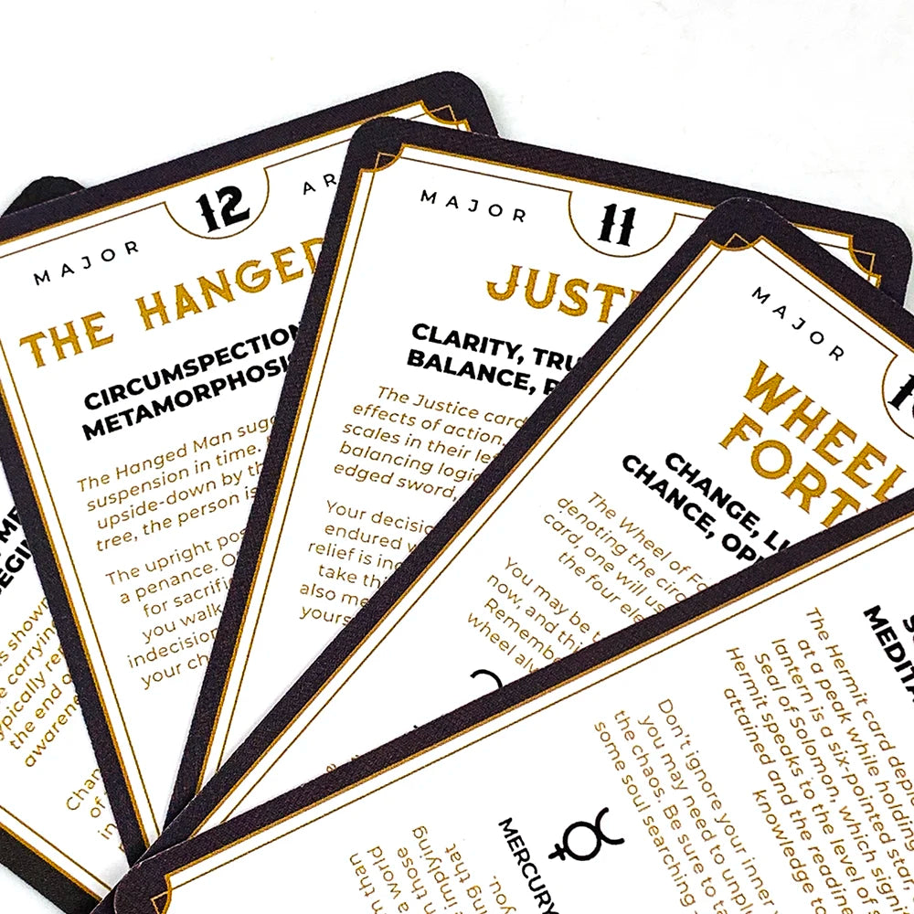 Tarot Card Deck for Spiritual Guidance and Gatherings