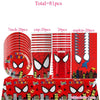 Superhero Birthday Party Tableware and Decoration Kit