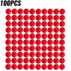 100 pieces of classic red clown nose soft foam balls for costumes and parties