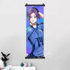 Anime canvas wall art featuring Isagi Yoichi and Chigiri Hyoma in blue soccer uniforms
