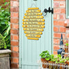 Beehive Rules Wooden Wall Plaque – Farmhouse Decor Sign