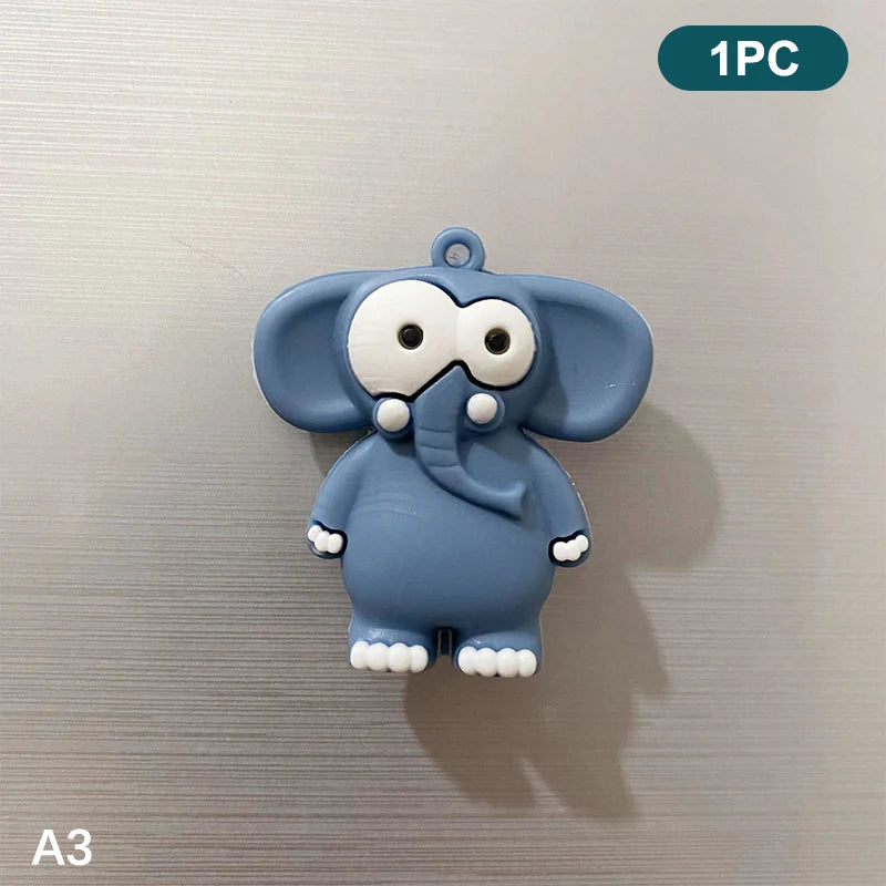 Cartoon Animal Fridge Magnets – Cute Decorative Magnets for Kitchen, Office & More
