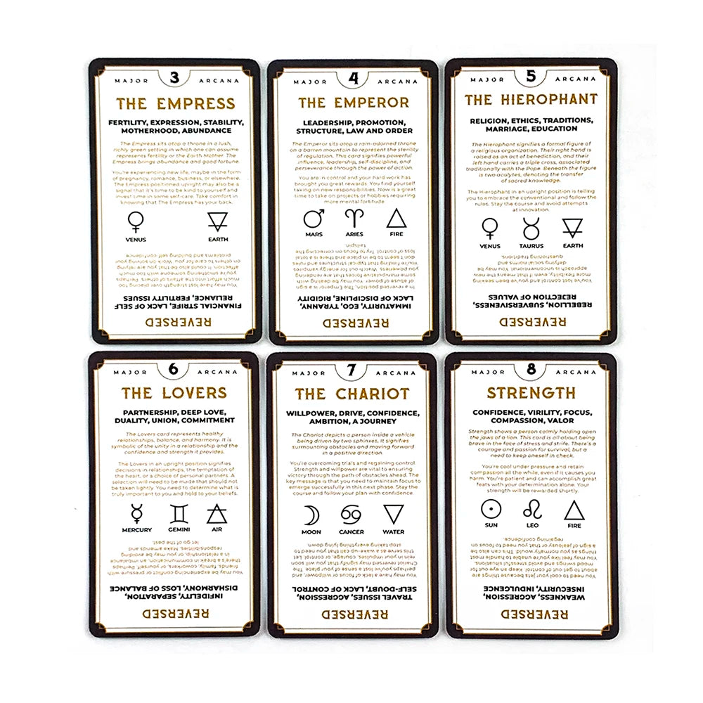 Tarot Card Deck for Spiritual Guidance and Gatherings