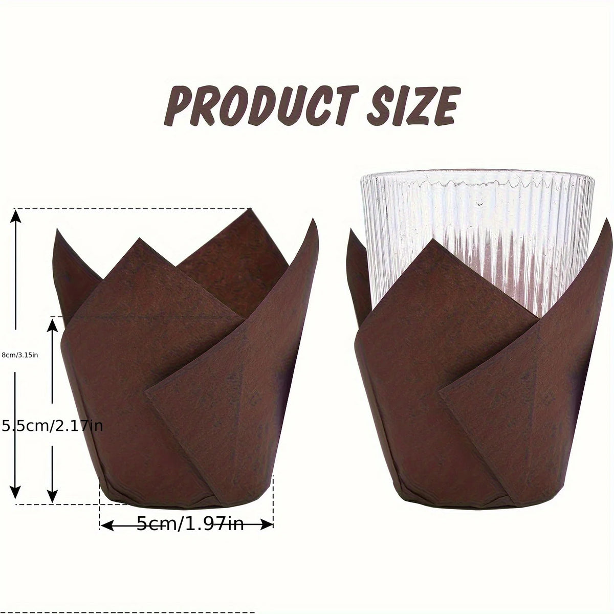 Tulip Cupcake Liners for Baking & Parties
