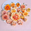 Mixed Silk Rose Artificial Flowers for Home & Wedding Decor