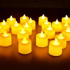 Flameless LED Tealight Candles with Warm Glow