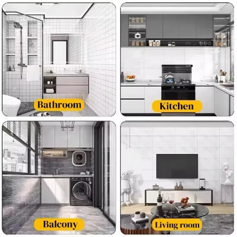 Marble-Pattern Self-Adhesive Peel and Stick Wallpaper