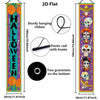 Day of the Dead Sugar Skull Door Banners – Set of 2