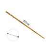 A long, slender wooden magic wand with intricate carvings, measuring 37cm.