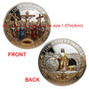 Christ Is Risen Commemorative Coin – Religious Crucifixion & Resurrection Souvenir