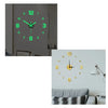 A digital wall clock displaying the time twelve o'clock in bright green on a light gray wall.