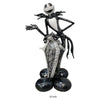 Large Halloween foil balloon featuring a standing or seated bat, pumpkin, ghost, and monster design