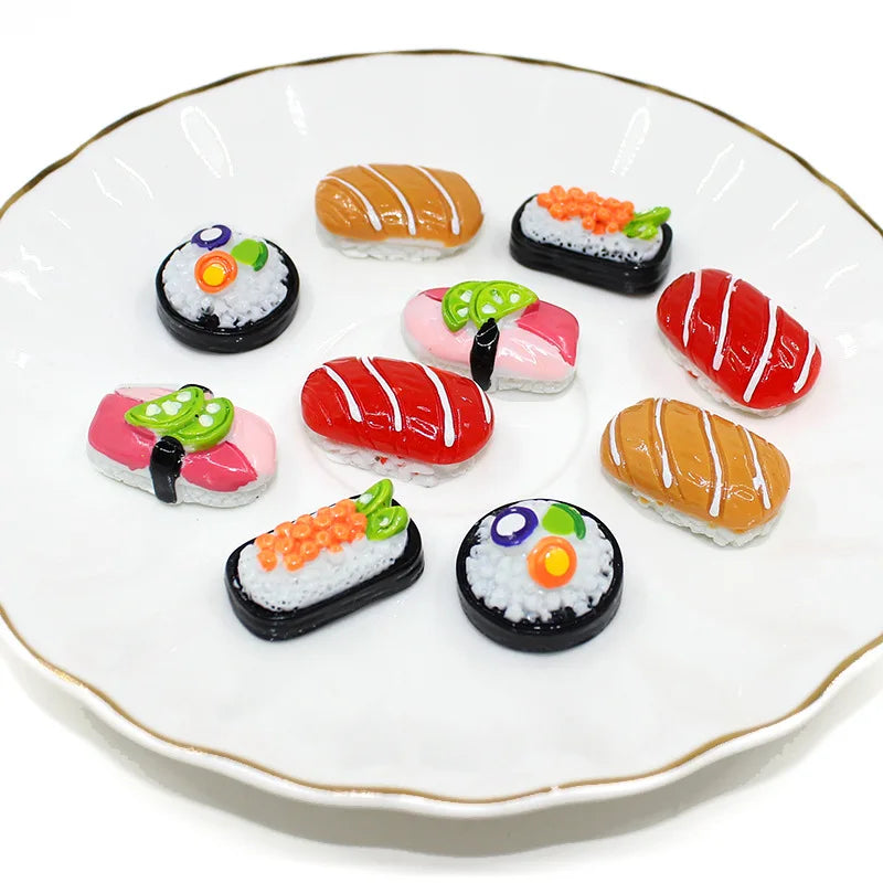 Miniature Dollhouse Food Set with Snacks, Cakes, Drinks & Wine