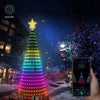Smart Star-Shaped Christmas String Lights with App Control