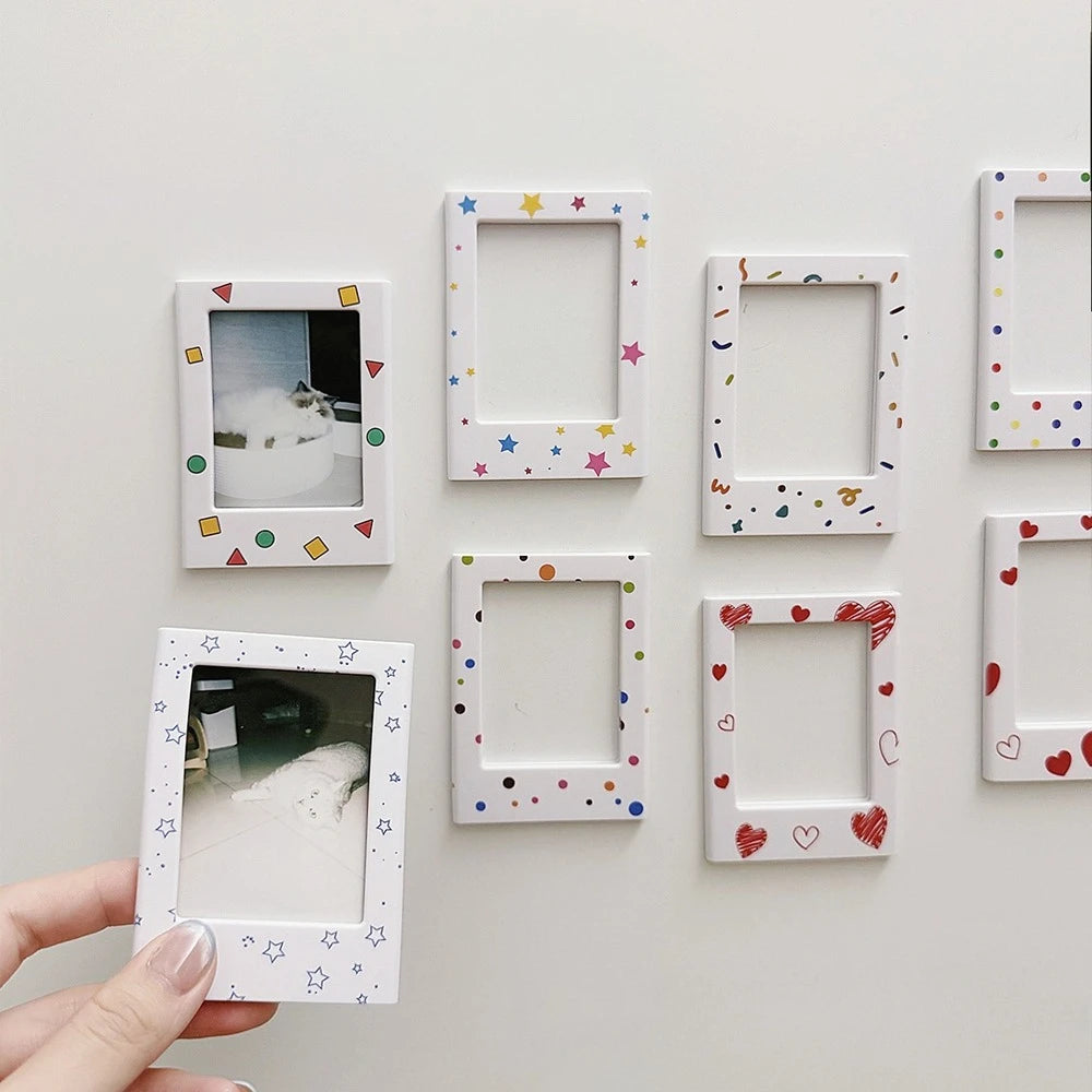 Magnetic Mini Photo Frames for Refrigerator – Fun Display for Instant Photos