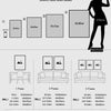 Diagram showing various sizes of canvas art pieces for selection, including options like 30x40cm and 60x80cm.