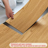 Self-Adhesive Wood Grain Floor Stickers (10-Pack)