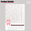 White self-adhesive wall panels featuring a 3D brick pattern with independent bubbles and a waterproof surface.
