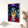 Anime poster featuring Fullmetal Alchemist characters in a dark, dramatic style.