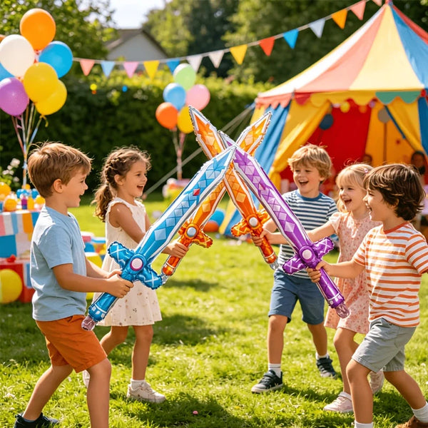Inflatable Pirate Sword Balloons (Set of 12 or 24)