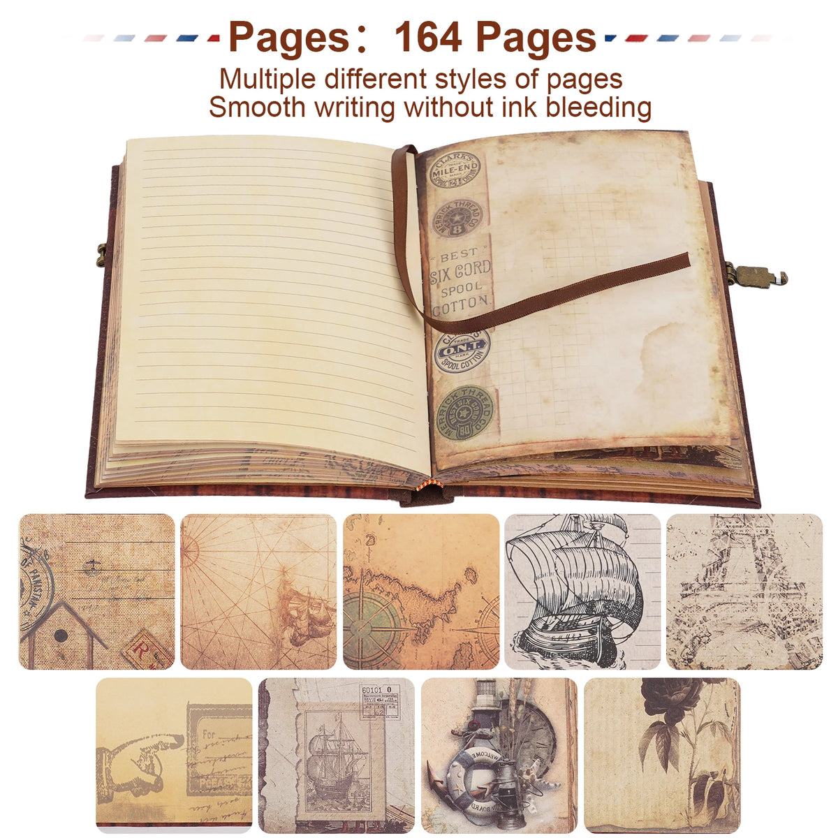 Retro Kraft Paper Adventure Photo Album with Up-Themed Accessories