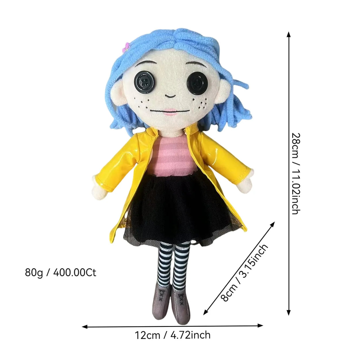 Coraline Ghost Mom Sleeping Plush Doll