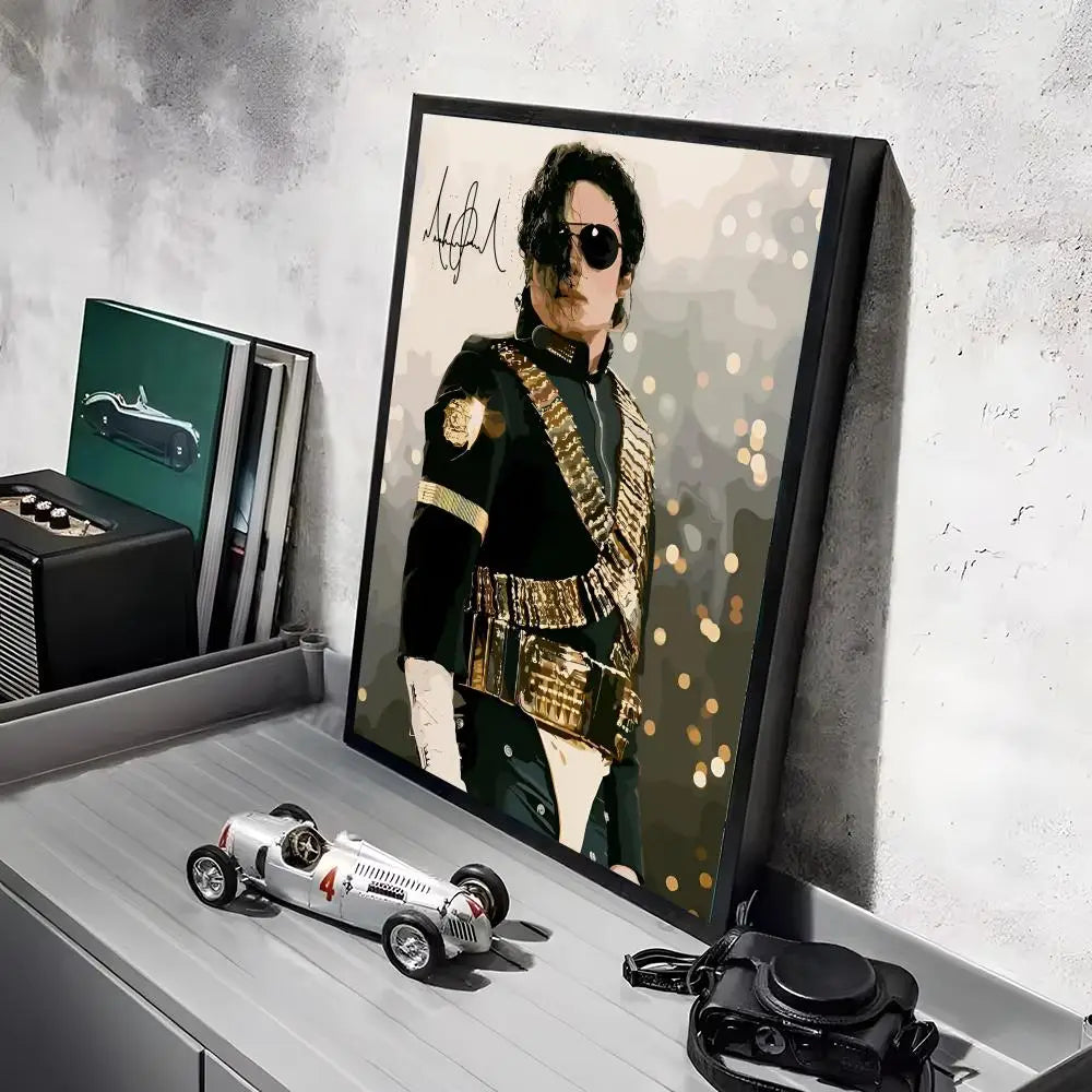 Michael Jackson Iconic Poster Wall Decal – HD Self-Adhesive Art