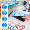A set of magnetic cruise door decorations featuring a boat and couple designs for couples