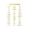 Transparent PET Index Tab Stickers with Hot Stamping – Monthly & Budget Organizers