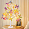 Butterfly Flower Tree Lamp with Warm Glow