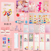 A collection of luxury heart pendant diary sets featuring various designs and colors.