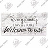 Personalized Wooden Family Sign for Home Wall Décor