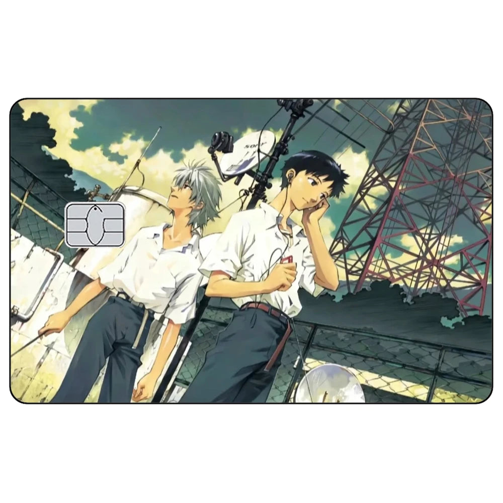 Matte Anime Card Skin Sticker for Credit and Debit Cards