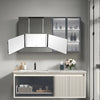 3-Way LED Makeup and Haircut Mirror with 360° Rotation and Door Hook