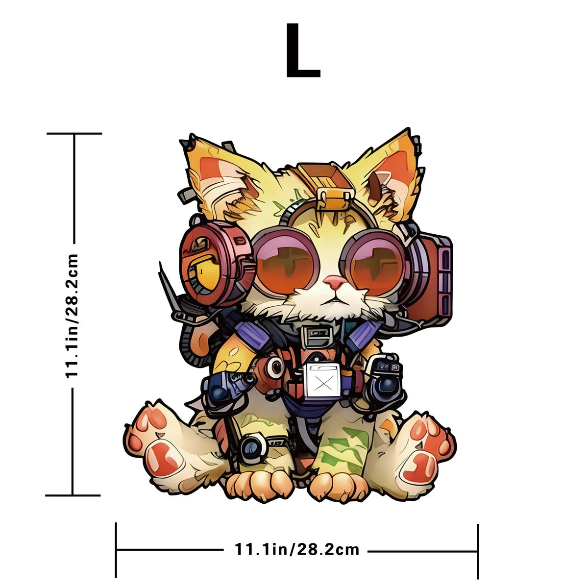A cat-shaped wooden jigsaw puzzle featuring an irregular design for relaxation and decor.