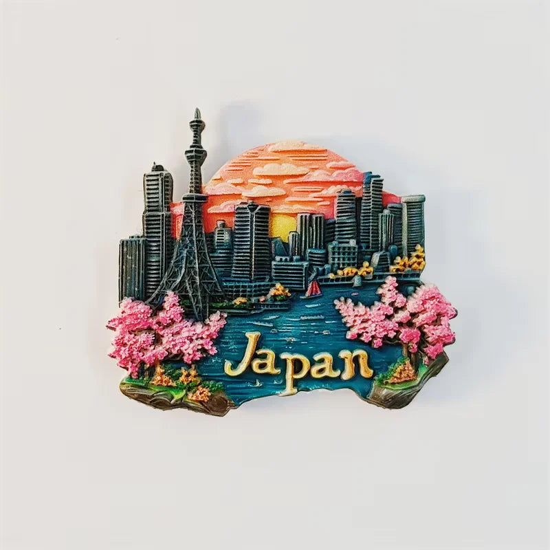 3D Resin Fridge Magnets – Iconic American Landmarks