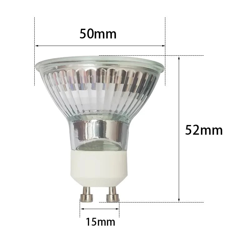 A clear glass adjustable electric candle warmer lamp with a white base and metal stand.