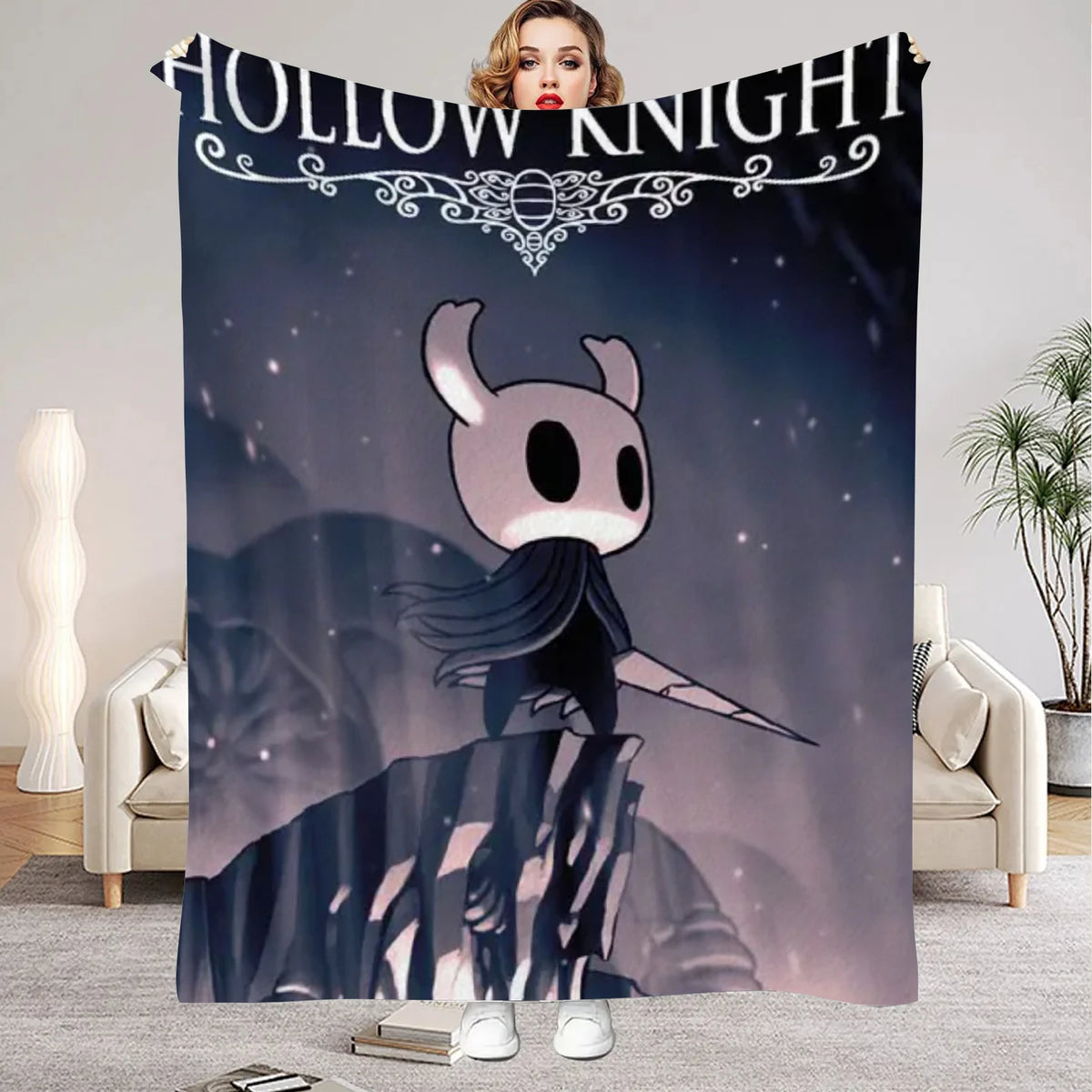 Hollow Knight Flannel Throw Blanket