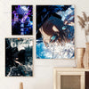 A set of three posters featuring Gojo Satoru from anime in various dramatic close-up shots.