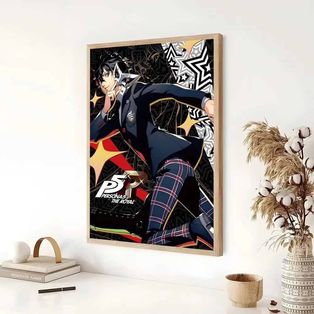 Persona 5 Classic Anime Poster - Self-Adhesive Wall Art