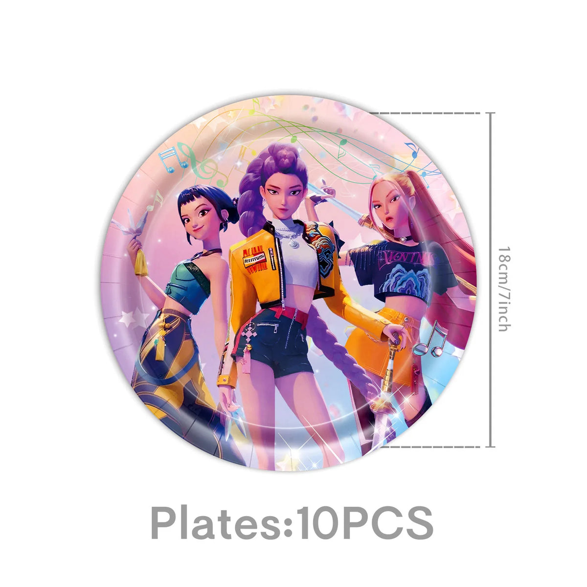 K-Pop Theme Disposable Party Set
