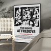 A poster featuring three animatronic characters from Five Nights at Freddy's set against a black background.