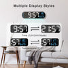 Extra Large Digital Wall Clock with LED Display, Date, Temperature, and Timer