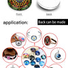 Glitter Glass Cabochons for Jewelry Making