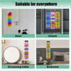 Wall-Mounted Hat Organizer with Spring Clips