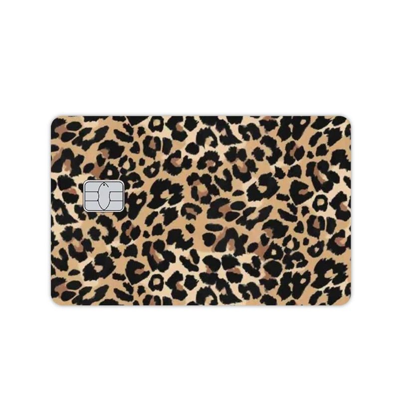 Leopard Print Card Skin for Credit and Debit Cards