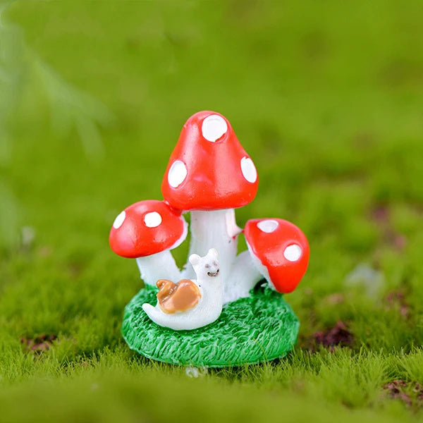 Miniature Fairy Garden Ornaments | Set of Resin Accents