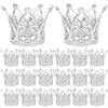 Mini Pearl Crown Cake Toppers for Weddings & Parties